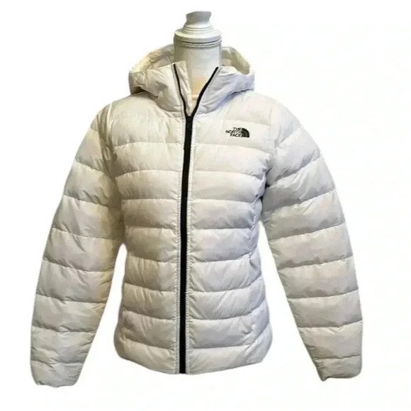 The North Face Jackets & Blazers - THE NORTH FACE Women's Stretch Down Hoodie Jacket White Hooded Women's Size S